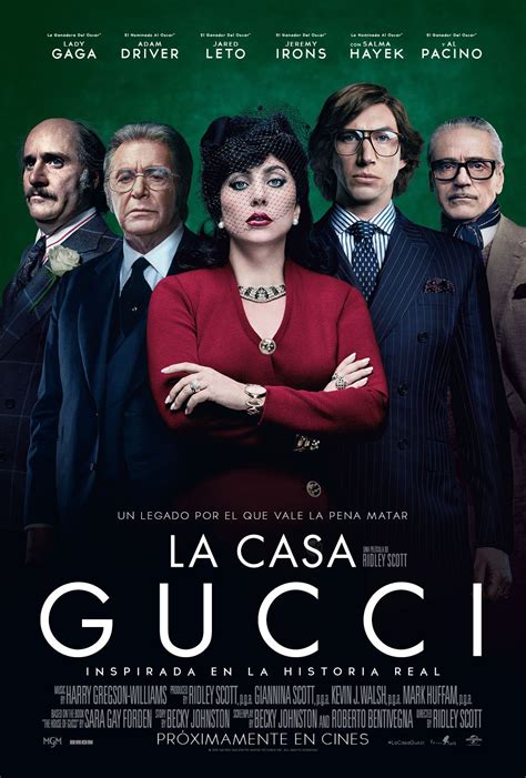 los gucci pelicula|la casa Gucci 2021 película.